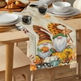 thumbnail image 5 of Fall Table Runner, Thanksgiving Pumpkin and Maple Leaf Polyester Decor for Dining Table, Kitchen, and Holiday Party，D, 5 of 7