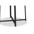 thumbnail image 3 of Baxton Studio Sadiya Table d'Appoint Industriel en Métal Noir pour l'Extérieur, 3 of 5