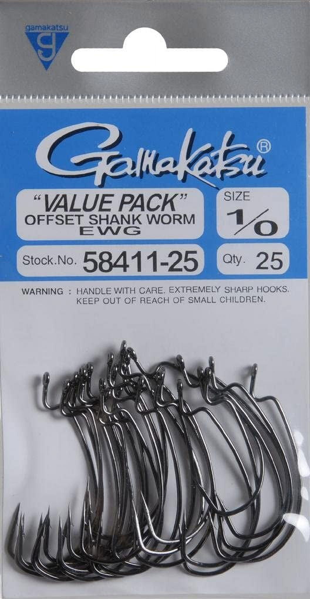 Gamakatsu Offset EWG#1 NSB 25pk