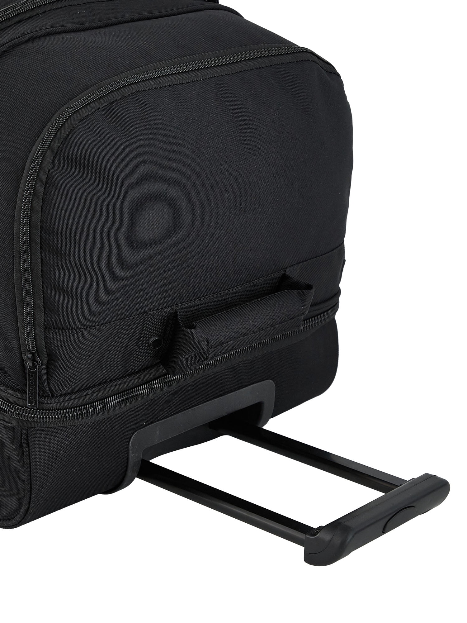 Protege Everyday Journey Jumbo 36-inch Rolling Drop-Bottom Travel Duffel, Black