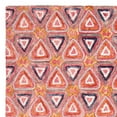 thumbnail image 2 of SAFAVIEH Trace Salazar Geometric Triangles Wool Area Rug, Red/Navy, 5' x 8', 2 of 4