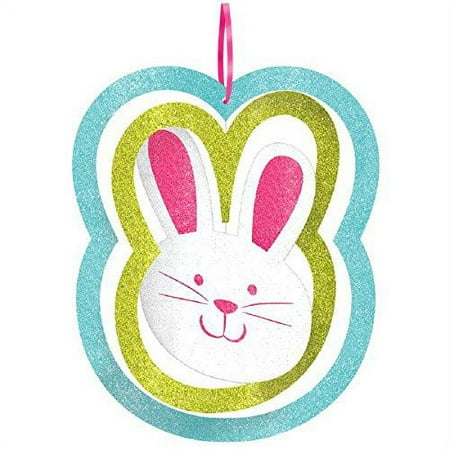 EGG-STRA EASTER BUNNY SPINNING DECORATION