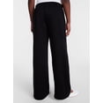thumbnail image 3 of Wonder Nation Girls Wide Leg Sweatpants with Crochet Trim, Sizes 4-18 & Plus, 3 of 4