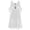 White, variant on Women's Gothic Dress Vintage Chiffon Cold Shoulder Flare Sleeve High Low Dress Halloween Party Dress
