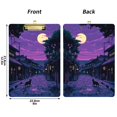 thumbnail image 5 of FORMRS Acrylic Clipboard with Low Profile Clip Standard A4 Letter Size, 12.5" x 9", Purple Street, 5 of 8