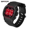 thumbnail image 2 of Sanda Men's Watches Sports Outdoor Waterproof Military Wrist Watch Date Multi Function Tactics LED Alarm Stopwatch, 2 of 6