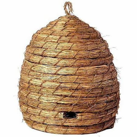 Sage & Co Tan 14-inch Straw Bee Skep (Pack of 6)