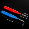thumbnail image 2 of 100 piezas de cepillos dentales, hilo dental, limpiador interdental, palillo de dientes, cabezal de hilo dental, limpiadores bucales, herramienta de limpieza (rojo y azul), 2 of 7