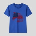 thumbnail image 2 of Jinhomg Little Kids America Flag T-Shirts Funny 4th of July Themed Tees Loose Fit Comfy Short Sleeve Crew Neck Patriotic Tops Boys Girls Holiday Gifts Blue 12 Years, 2 of 6
