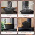 thumbnail image 4 of Humidificador de hierro fundido para estufa de leña Aurionix, 4 of 8