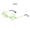 D, variant on Womens Sunglasses Edge Cutting Sunglasses Butterfly Wing Sunglasses funny Party Look C