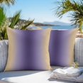 thumbnail image 3 of Dark Purple Khaki Ombre Throw Pillow Covers 18x18 Inch Set of 2, Modern Abstract Art Gradient Waterproof Outdoor Pillow Covers, Decorative Cushion Pillowcases for Couch, Sofa, Bed, Garden, Patio, 3 of 9