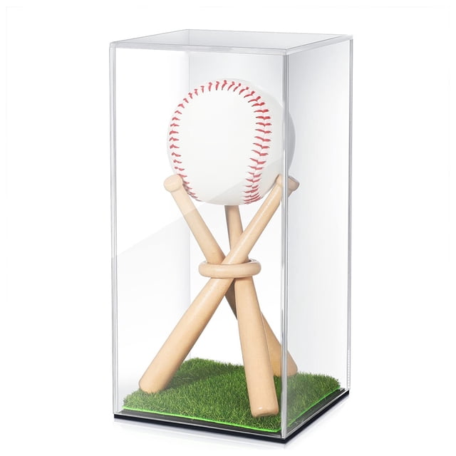 Toystoory Vitrinas de acrílico para béisbol, recuerdos con estilo, vitrinas para pelotas de béisbol Animadoras