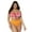 Orange Tie Dye, Orange, variant on Swimsuits for All Mentor Tie Front High Waist Bikini Set