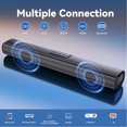 thumbnail image 3 of VEAT00L 2.1ch Sound Bars for TV, Soundbar with Subwoofer, Wired & Wireless Bluetooth 5.0 3D Surround Speakers, Optical/HDMI/AUX/RCA/USB Connection, Wall Mountable, Remote Control, 3 of 7
