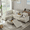 Beige0, variant on BSHTI 94.49”L-Shaped Modular Sectional Sofa, with Convenient Storage Ottoman, Corduroy Fabric, Drop-Down Middle Backrest with Two Built-In Cup Holders, Black