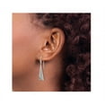 thumbnail image 3 of Boucles d'Oreilles Pendantes Triangle en Argent Sterling, 3 of 4
