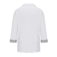 thumbnail image 5 of WXLWZYWL Winter Coats for Women Women'S 3/4 Sleeve Button Cardigan Suit Coat Top Cardigan White, 5 of 6