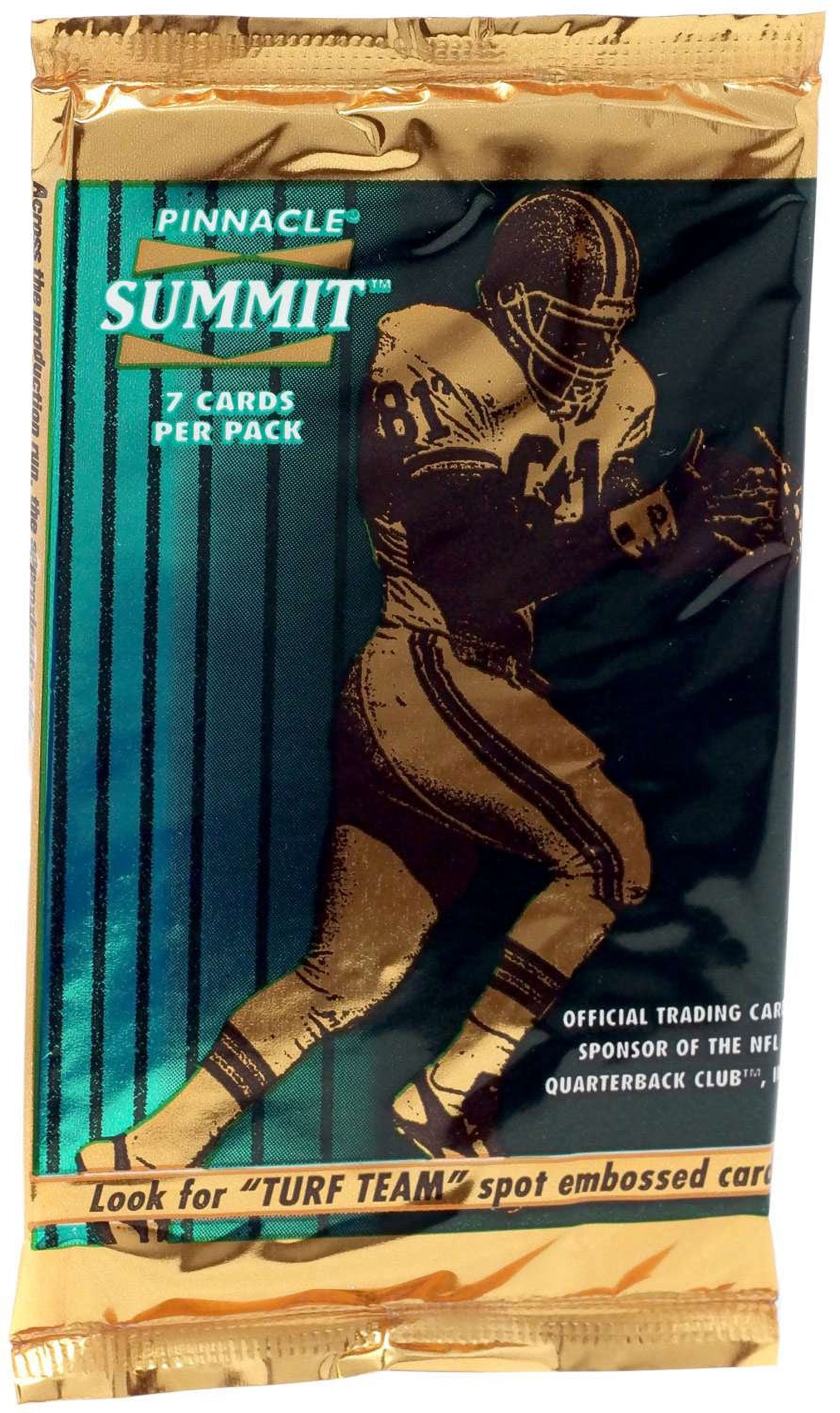 NFL 1996 Pinnacle Summit Football Trading Card HOBBY Box (18 Packs)