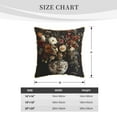 thumbnail image 2 of KLL Vintage Floral Vase A Decorative Throw Pillow Covers Velvet Soft for Couch Sofa Bedroom Living Room Outdoor (No pillow core)- 20"x20", 2 of 5