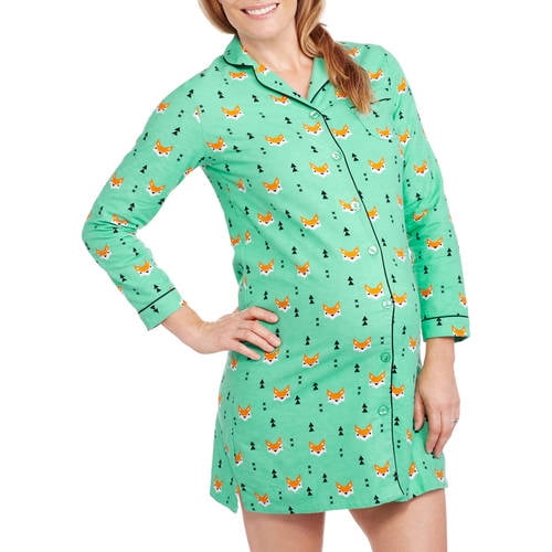 maternity flannel shirt