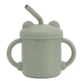 thumbnail image 1 of Taza Para Sorber Para Bebé, Taza De Silicona Para Bebé, Asas Antideslizantes A Prueba De Derrames, Resistente A Caídas Para Recién Nacido, 1 of 7