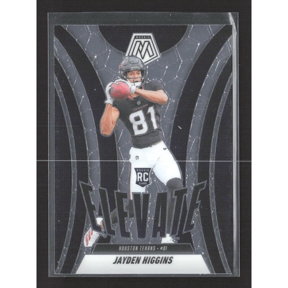 2025 Panini Mosaic Elevate Jayden Higgins #9 Genesis RC Houston Texans Football Card