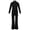 Black, variant on Kids Boys Latin Jazz Dance Outfits Leotard Shirt with Trousers Set Stage Performance Costume White 8