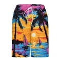 thumbnail image 4 of Oplxuo Mens Swim Trunks with Compression Liner 2 in 1 Board Shorts Quick Dry Swimming Trunks with Pockets, 4 of 5