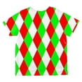 thumbnail image 2 of Christmas Jester Harlequin Costume All Over Toddler T Shirt Multi 4T, 2 of 2