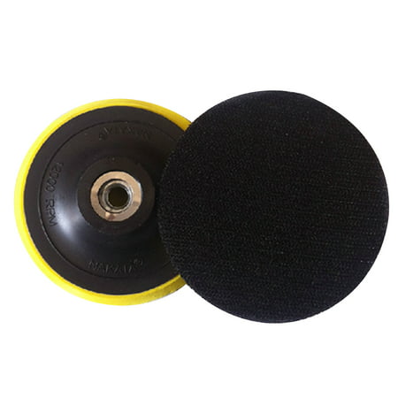 Wax Polishing Buffing Pad Backing Plate for Hooking Looping Grinding Machine&Flocking Sandpaper&Self-adhesive Wool