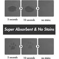 thumbnail image 2 of -Absorbent Pet Food Mat-Dog Food Mat Anti Stains Quick Dry Dog Mat for Food and Water Bowls-Dog Water Bowl Mat for Messy Drinker-Pet Supplies Mat for Dog Cat Puppy Kitten etc, 2 of 6