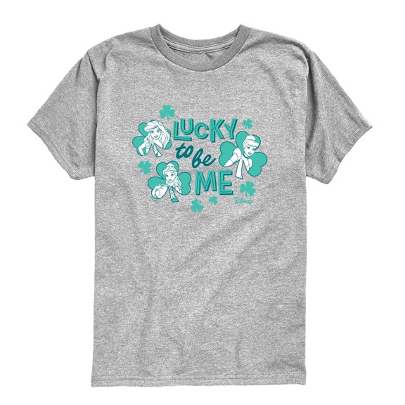 Disney - Princess Lucky To Be Me Toddler Boys' Toddler Short Sleeve Graphic T-Shirt