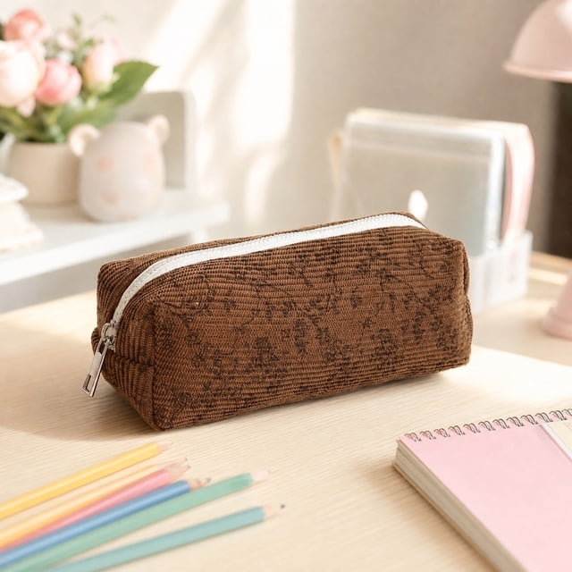Colorful Pencil Pouch Makeup Brush Bags For Children Teenagers Home Office Orginazer