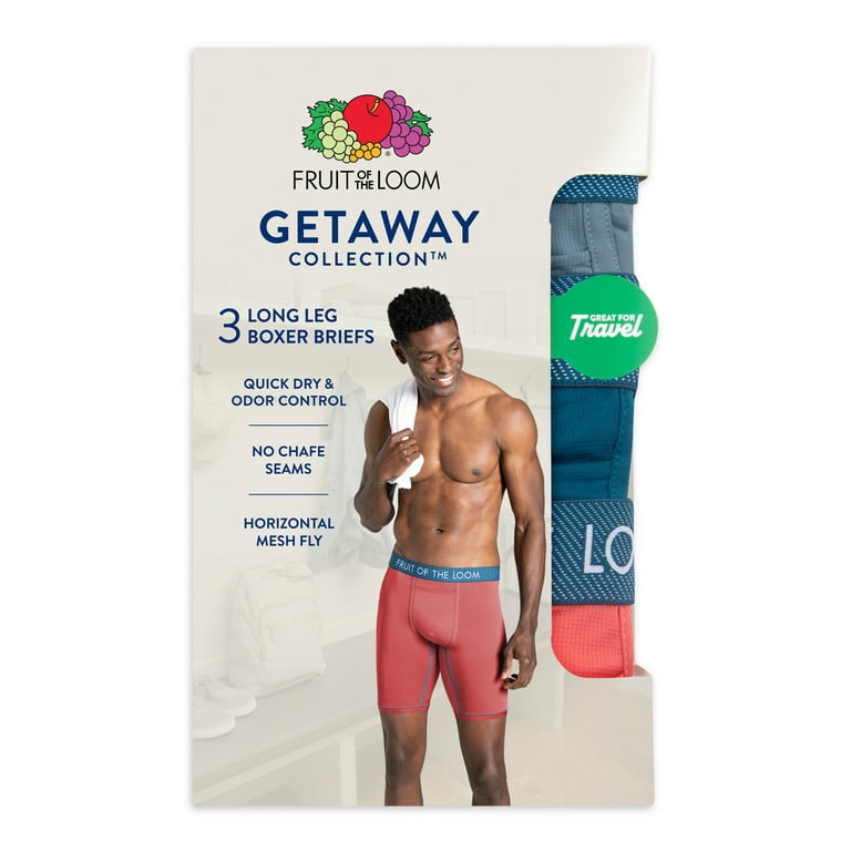 Fruit of the loom long leg boxer briefs 2xl sales