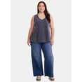 thumbnail image 5 of Terra & Sky Women's Plus Size Cotton Swing Tank Top, Sizes 0X-5X, 5 of 5