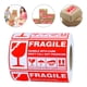 thumbnail image 4 of 300 unids Pegatinas de etiqueta frágiles Manija con el cuidado del envío Pegatinas de movimiento, 4 of 5