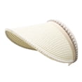 thumbnail image 2 of AURORA TRADE Empty Top Hat Breathable Indeformable Straw Reinforced Quick Drying Visor Hat Outdoor Supplies, 2 of 8