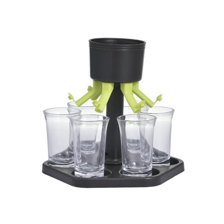 

6 Shot Glass Dispenser and Holder Party Cocktail Liquor Dispenser