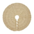 thumbnail image 2 of Yuletide Burlap Tan Ruffled Tree Skirt 36, 2 of 4