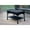 Black, variant on White Wicker Patio Furniture Coffee Table