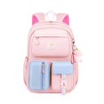 thumbnail image 5 of Mochila escolar para estudiantes de primaria, protección de la columna vertebral con reducción de carga ligera para mujeres, bolso de hombro con dibujos animados para niños de grado 1-3-6, 5 of 5