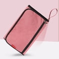 thumbnail image 3 of Bolsa de almacenamiento de almohadilla para pañales de tela lavable, impermeable, reutilizable, multiusos para bebé (rojo), 3 of 5
