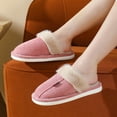 thumbnail image 3 of Dakaela Women's Bedroom Slippers Memory Foam Slip on Plush House Shoes Indoor Outdoor Fleece Fuzzy Slides, 3 of 8