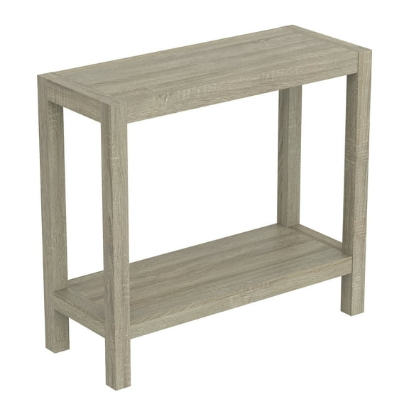 Safdie & Co. 26"L 1-Shelf Console Table in Dark Taupe