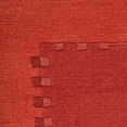 thumbnail image 5 of RUGSOTIC CARPETS HAND KNOTTED WOOL AREA RUGS - 6'7''x9'10'', Rectangle, Light Red, Contemporary Modern Design, High Pile Thick Handmade Anti Skid Area Rugs for Living Room, Bed Room (T00205), 5 of 6
