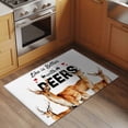 thumbnail image 3 of Deer 2'x3' Washable Rug, Wildlife Animals Farmhouse Country Elk Non-Slip Soft Doormat Area Rugs for Entrance Bathroom Bedsides, StainResistant Carpet for Kitchen Bedroom, Entryway Floor Mat, 3 of 9