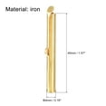thumbnail image 2 of 60Pack Slide on End Clasps, 40mm Tube Ball Bead Slider Crimp Ends, Light Golden, 2 of 6