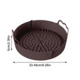thumbnail image 4 of Pot en Silicone Accessoires de Four Sûrs pour Aliments Plateau de Pot Antiadhésif Réutilisable Réchauffer Uniformément s Panier Accessoires de Four excellent, 4 of 4