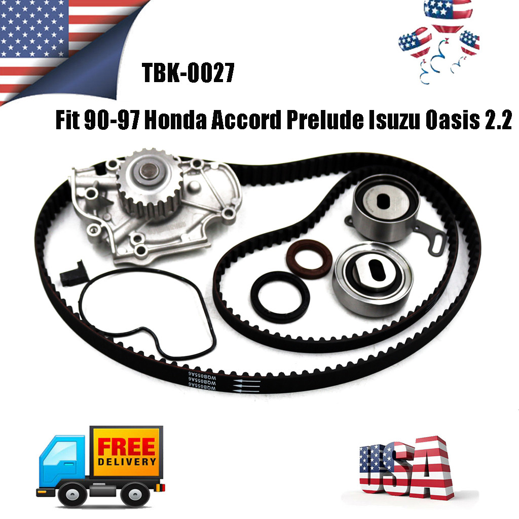 9097 HONDA Accord 2.2L F22A1 F22A4 F22A6 F22B2 F22B6 Water Pump Timing Belt Kit Automotive
